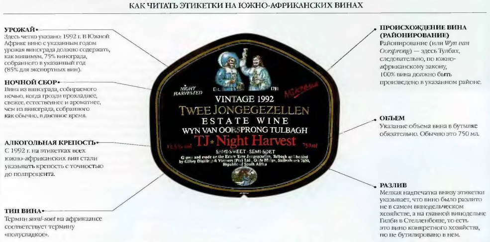 Lire l'étiquette du vin