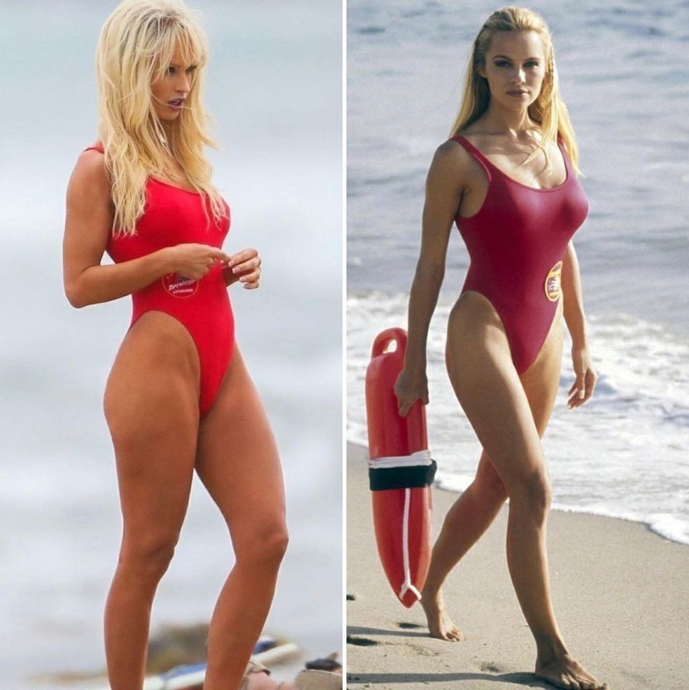 Lily James à l'image de Pamela Anderson