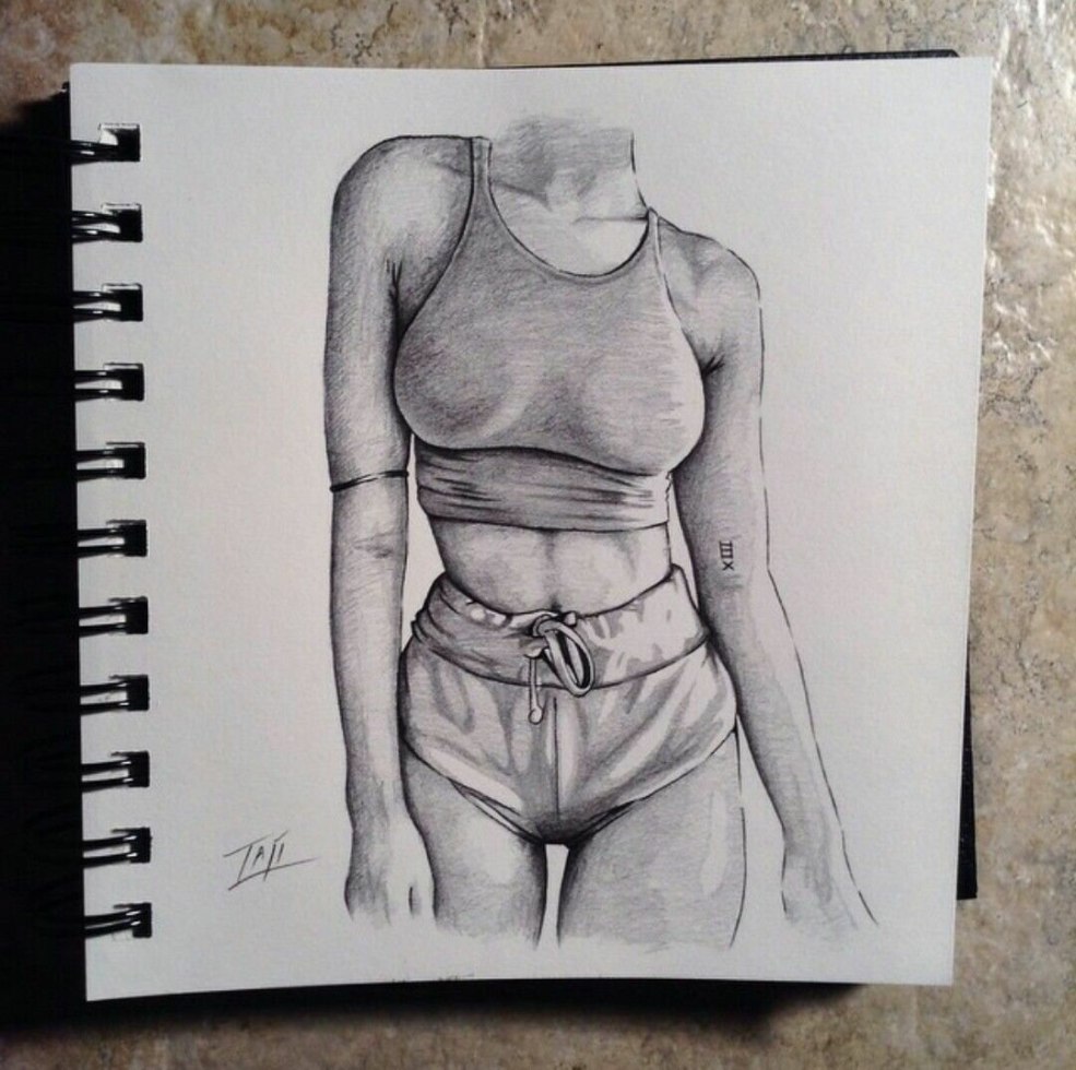 Dessin à la taille