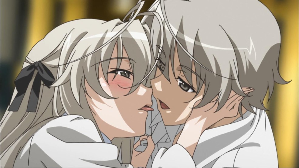 Anime a attaché un baiser