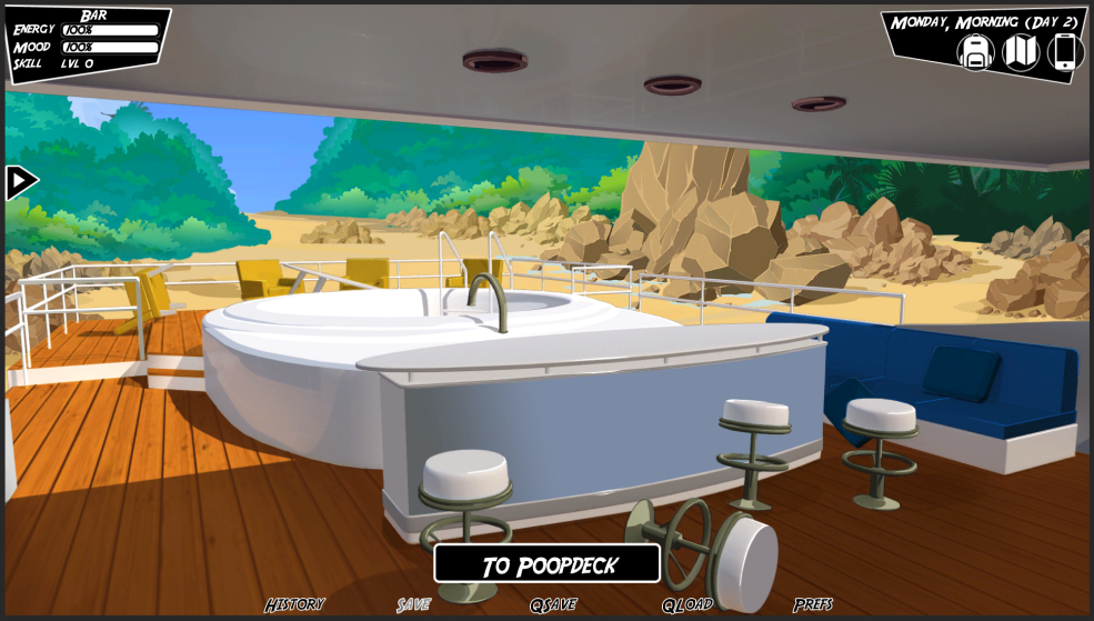 Jeu de paradis de séjour