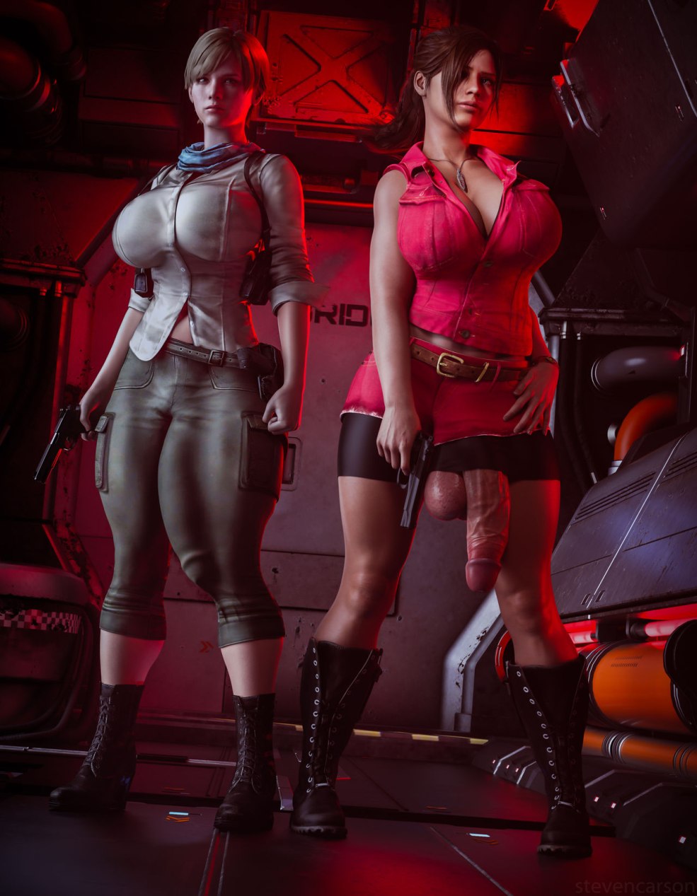 Sherry Birkin et Claire Redfield Stevenvenrson