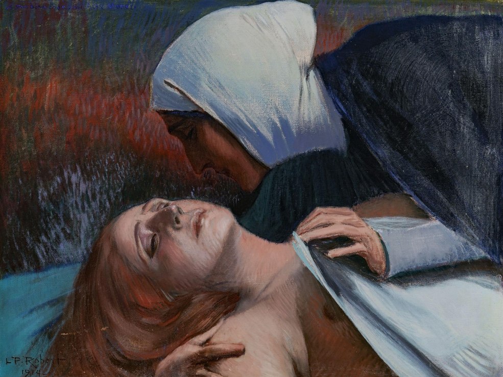 George von Hoesslin (1851-1923) "In Solitude"