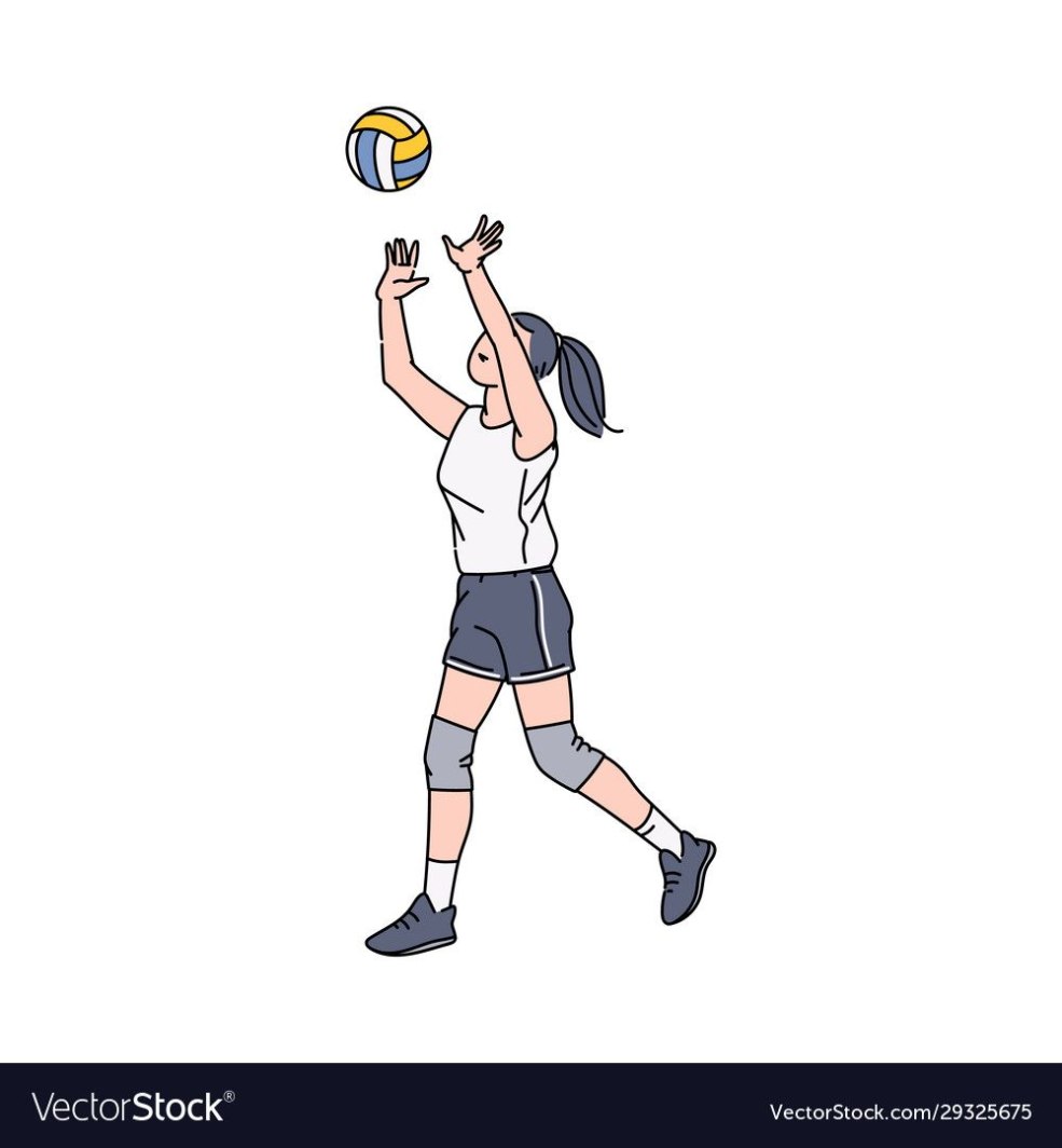 Image graphique de soumission de volleyball