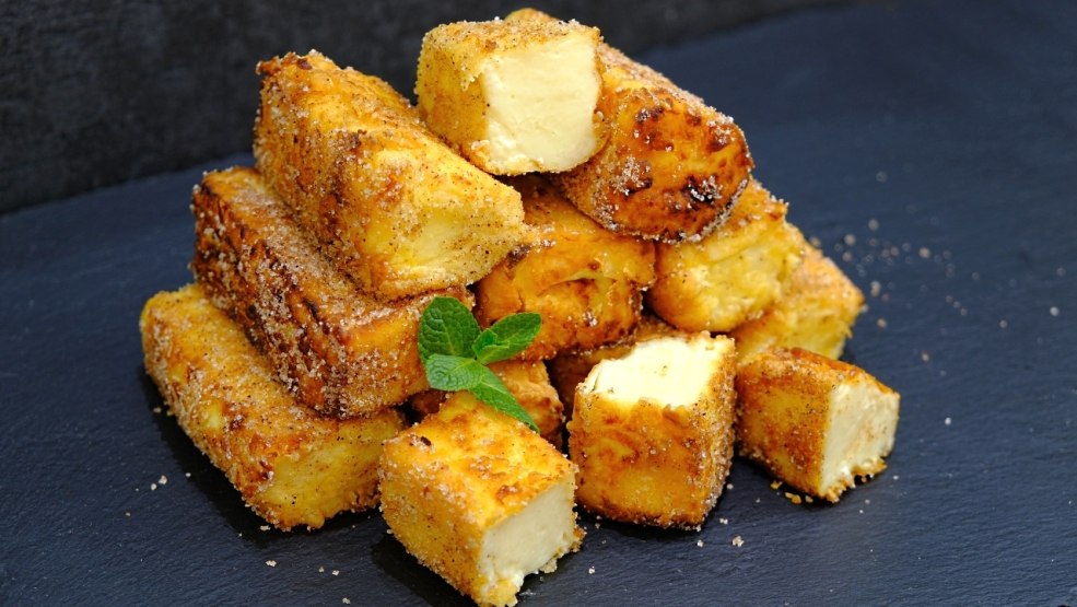 Milk frit à dessert espagnol