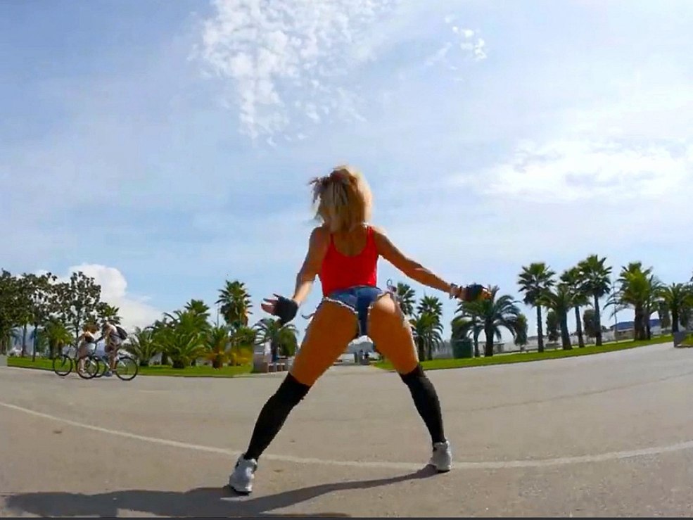 Filles en short tverk