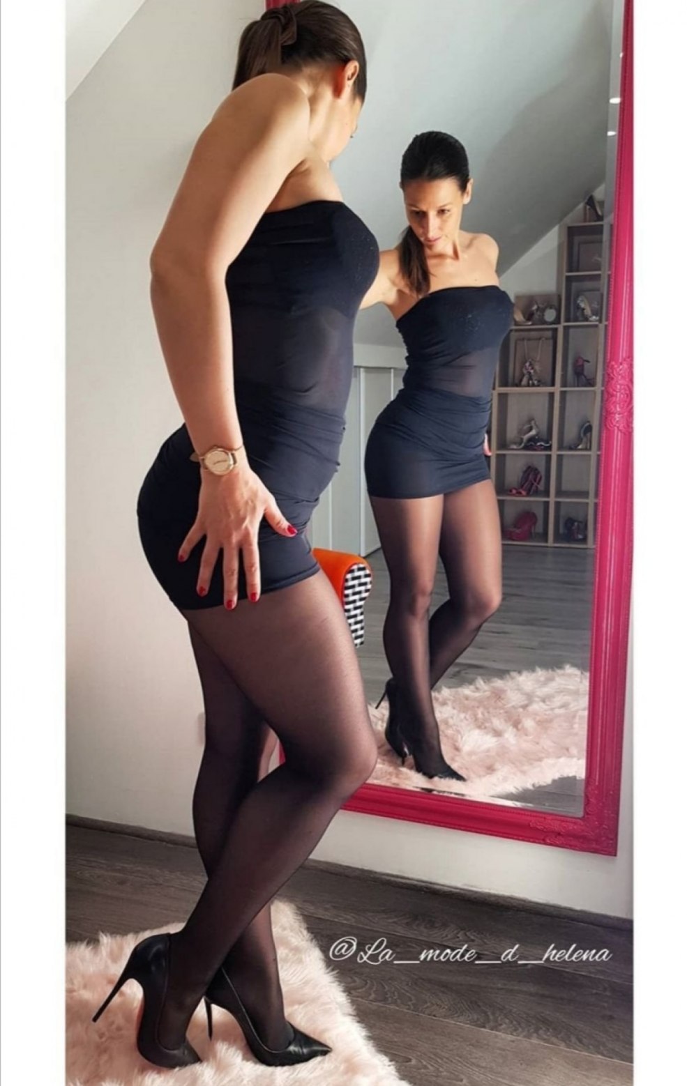 Collants sans short sur les filles