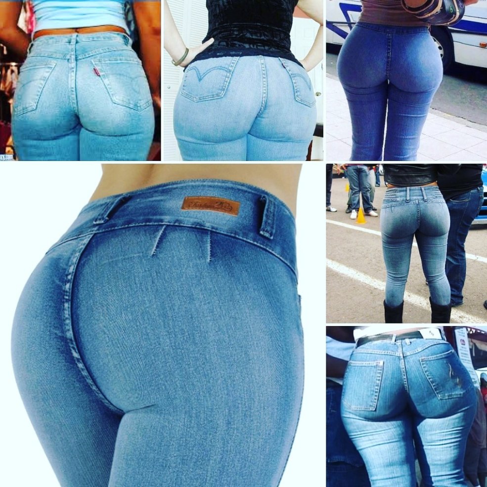 Katie Nobili en jeans