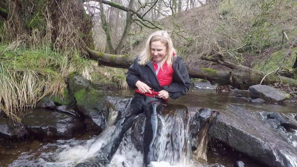 Bottes de boue mouillées