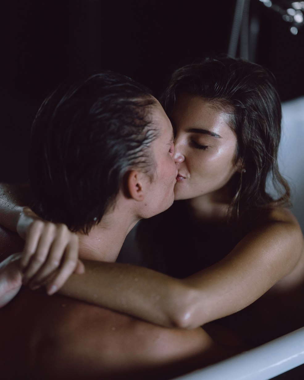 L'amour des adolescents embrasse