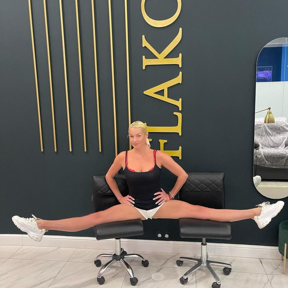 Volochkova dans un salon de beauté