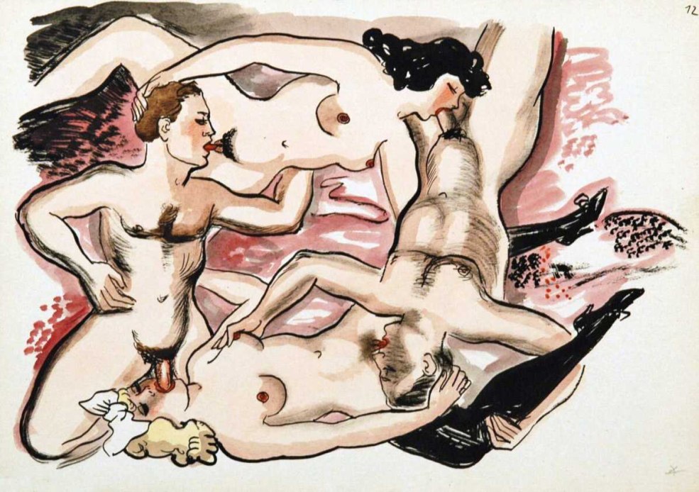 Dessins érotiques vintage par Alexander Szekely