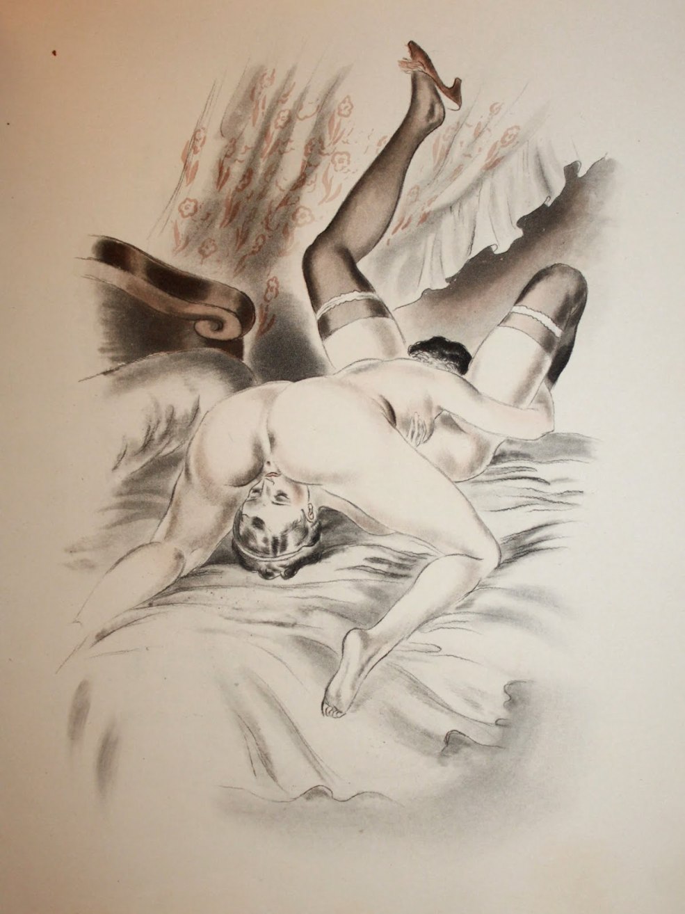 Dessins érotiques avec l'intrigue