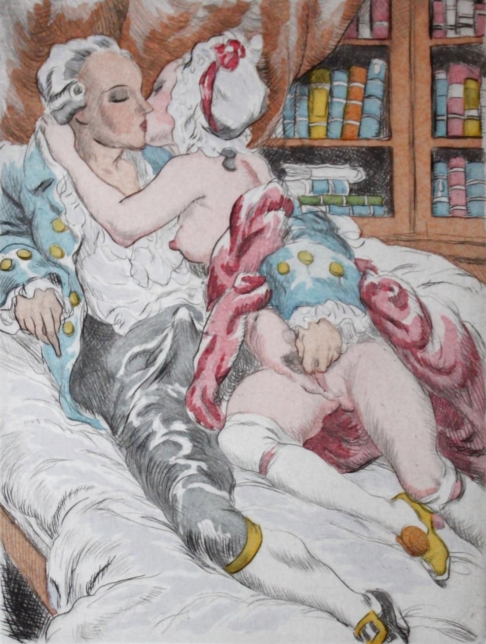 Peinture pornographique du Moyen Âge