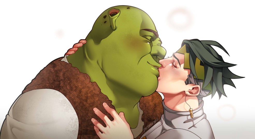 Kishiba Rohan et Shrek