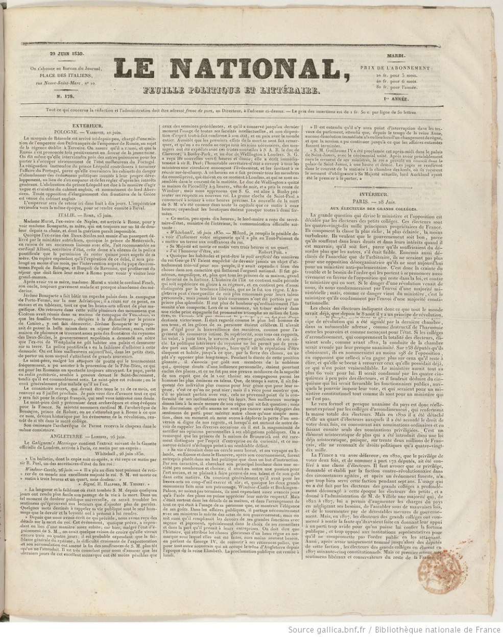 Nouvelles de la République des Lettres Journal