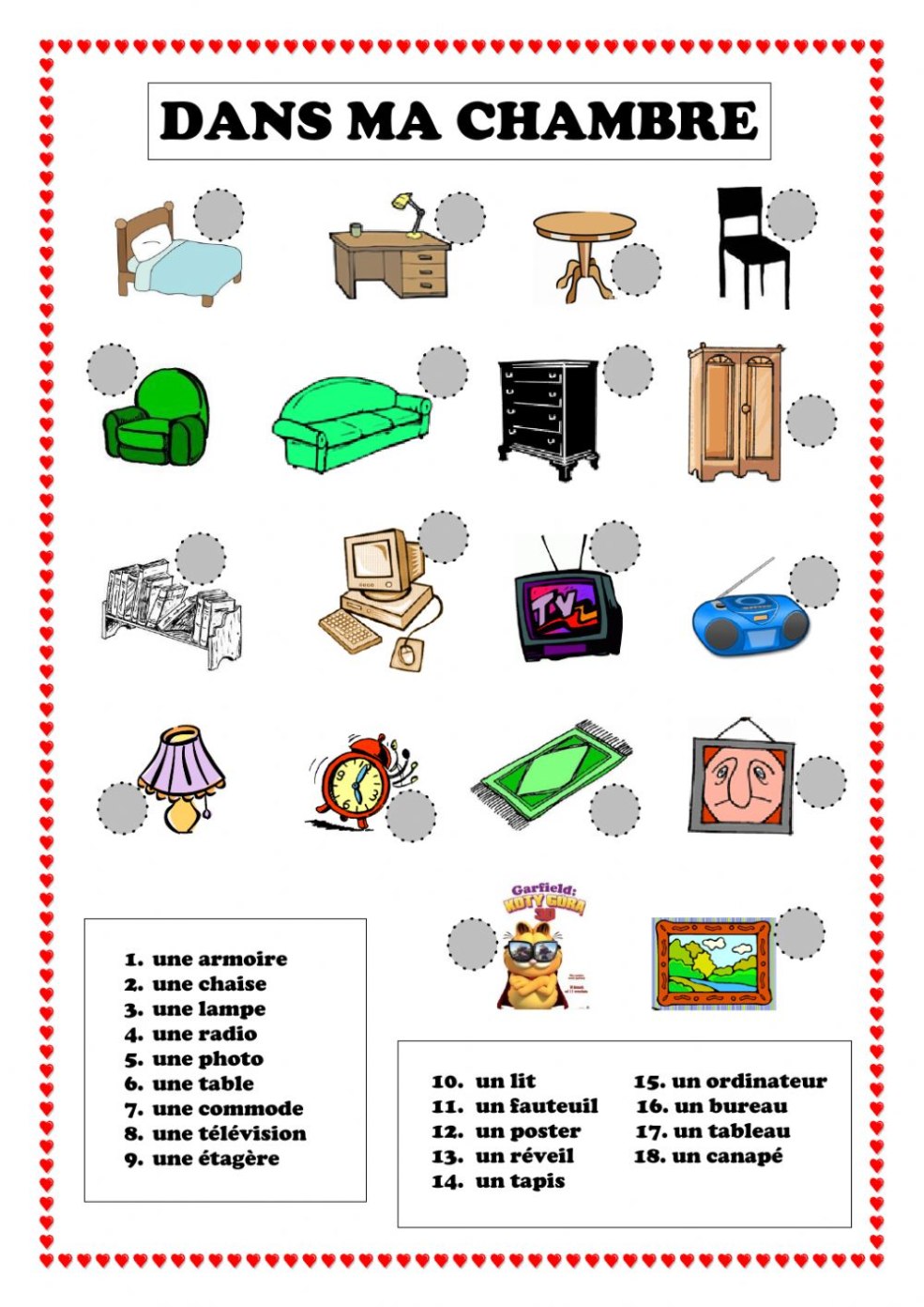 Articles de meubles en français