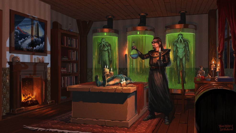 Art de laboratoire de fantaisie