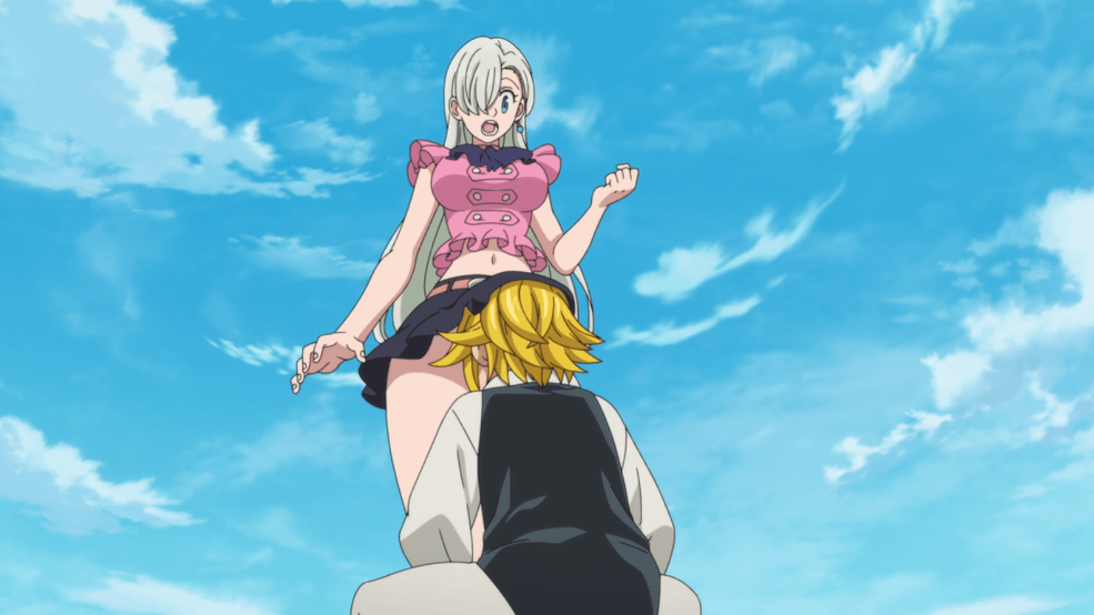 7 Mortal Pins Anime Meliodas et Elizabeth