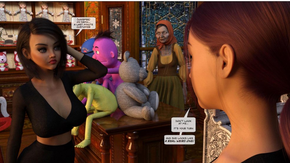 Drôle dans une pharmacie