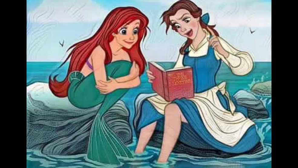 Princesses Disney Ariel et Bel