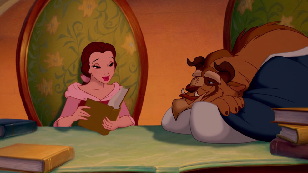 Belle Beauty and Monster Cartoon