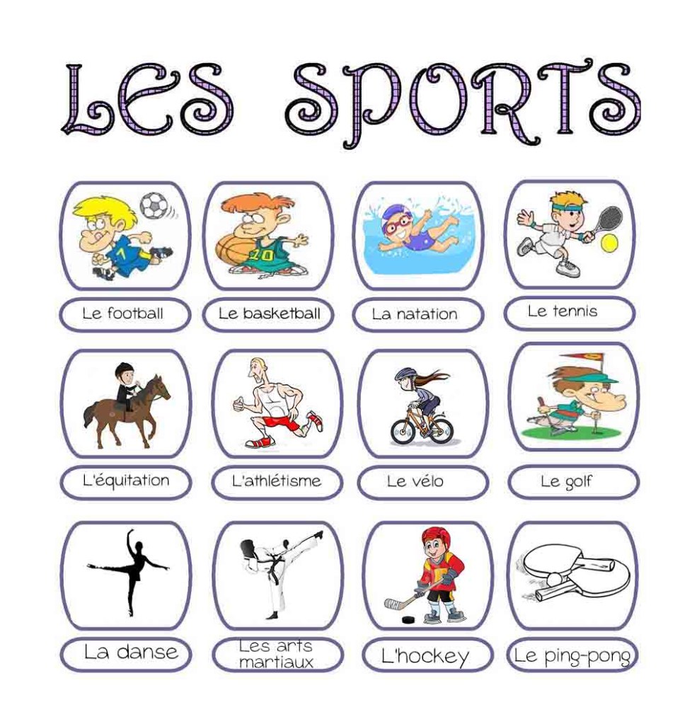 Sports en français