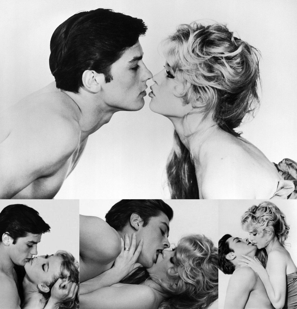 Brigitte Bardo et Alain Delon