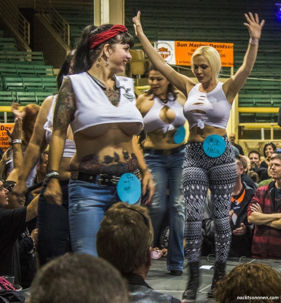 T-shirt humide de motard