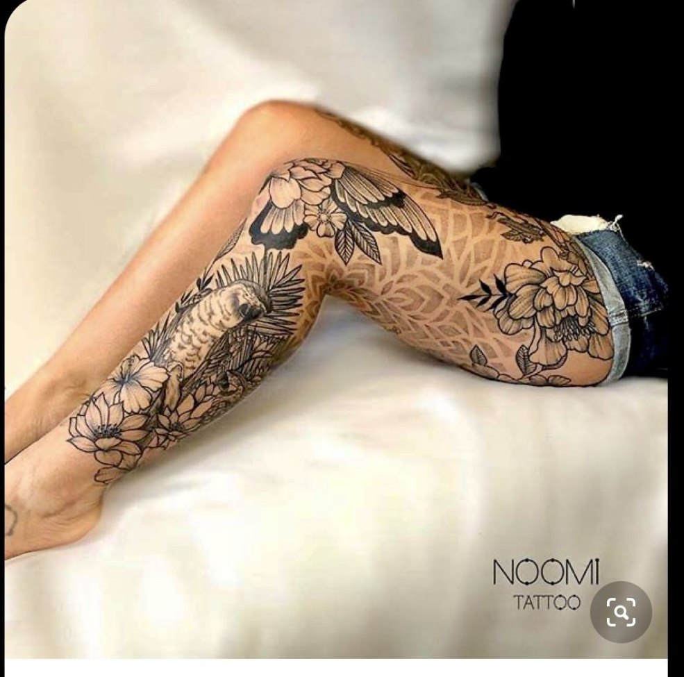 Place pour les jambes tatouage