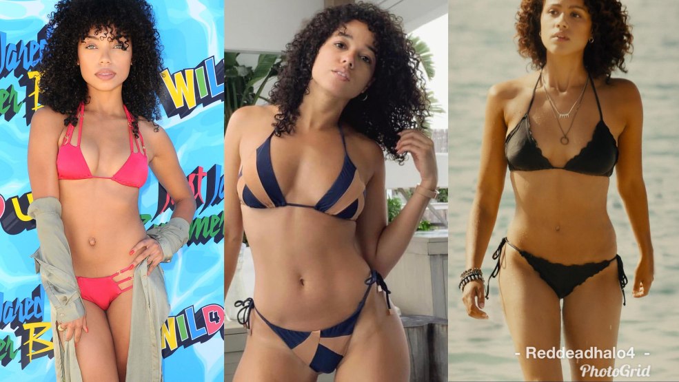 Alisha Waineite en maillot de bain