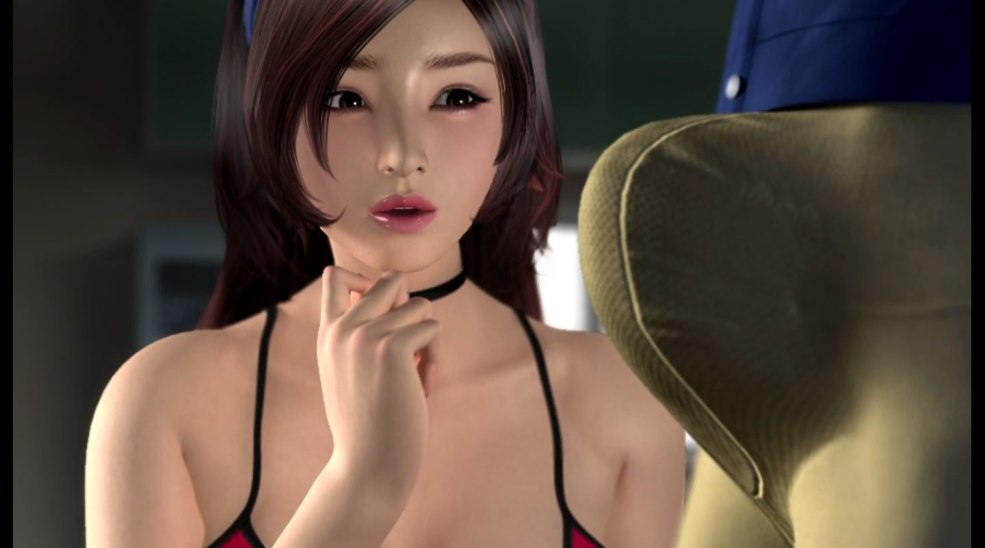 Cassidy Klein en bas avec un homme noir