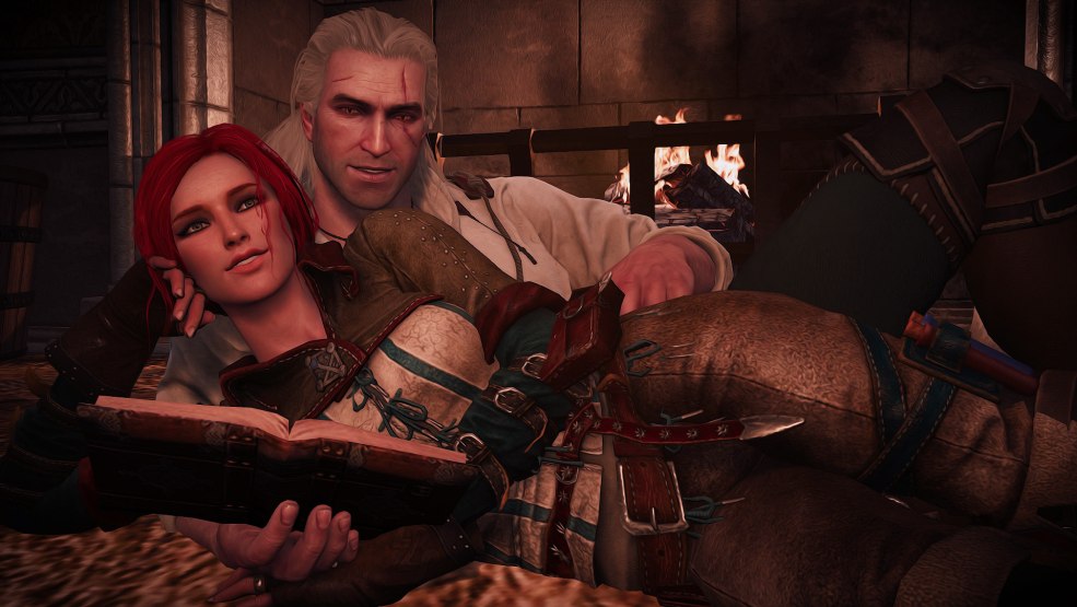 Witcher 2 Yennifer et Geralt