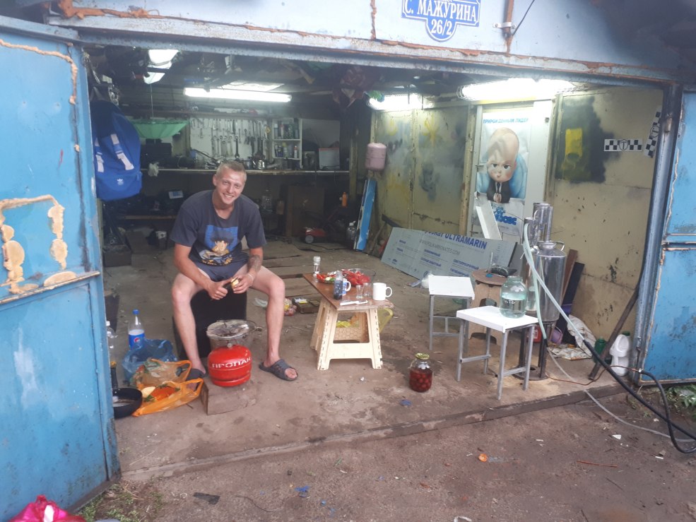 Un alcool dans le garage