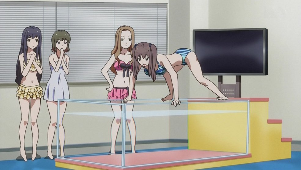 La punition de l'anime de la fille