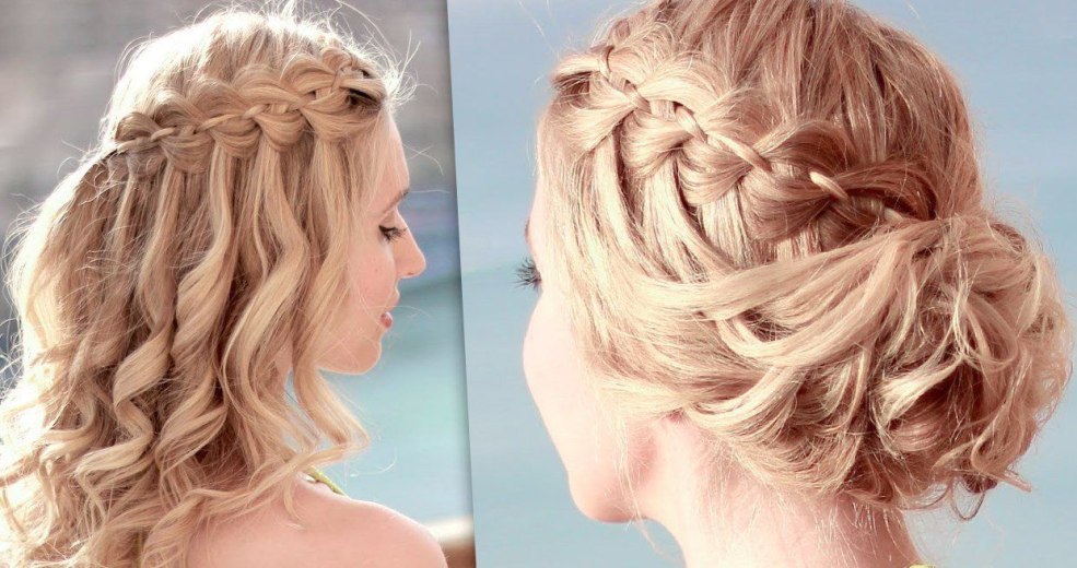 Coiffure légère du soir pour les cheveux moyens