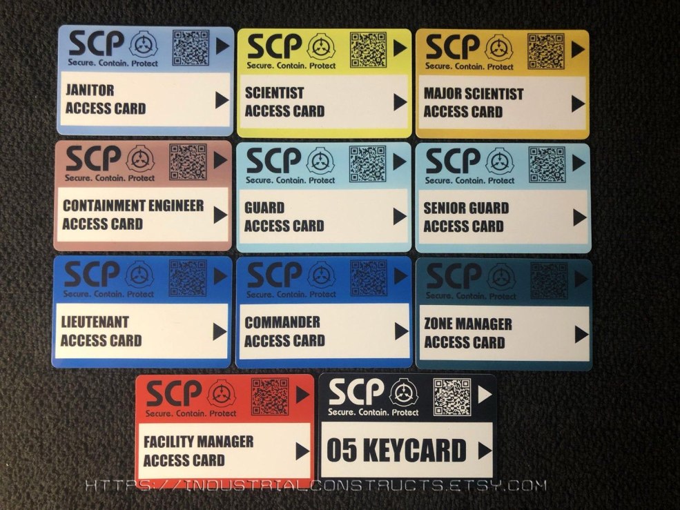 Niveau de carte SCP 1