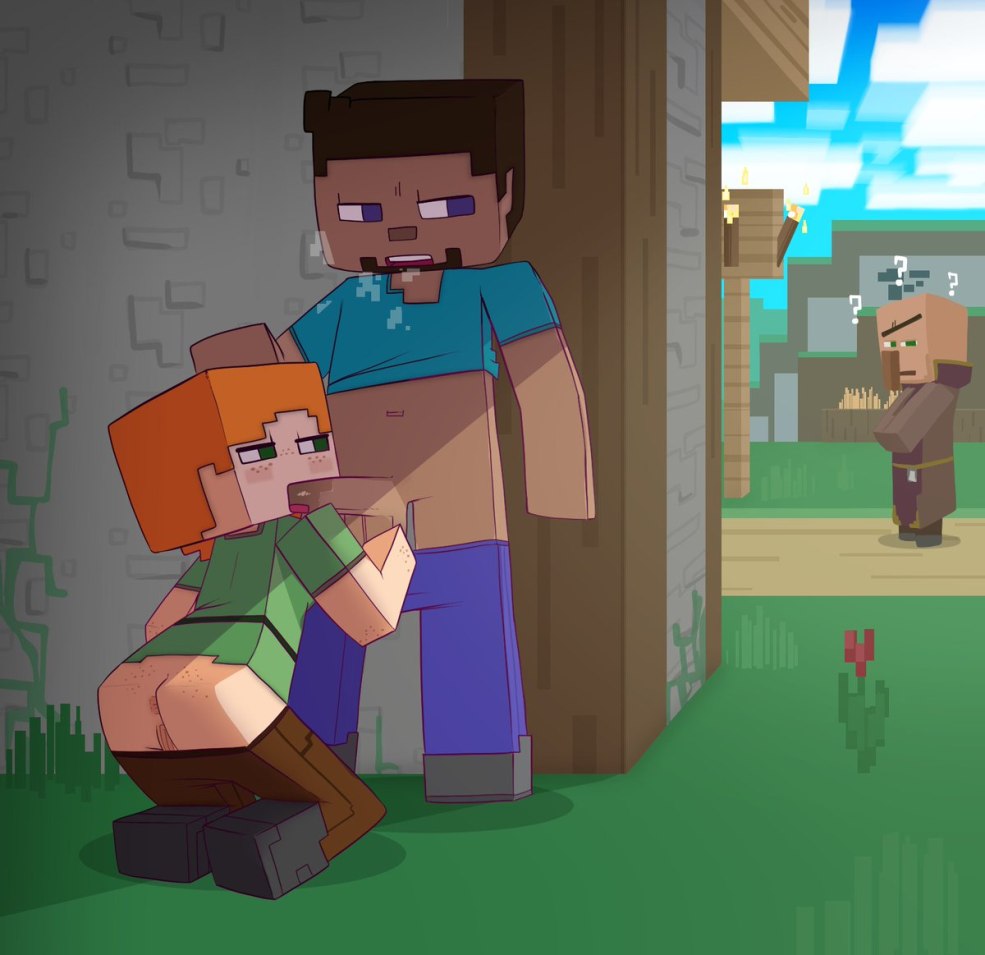 XXX Minecraft Alex et Steve