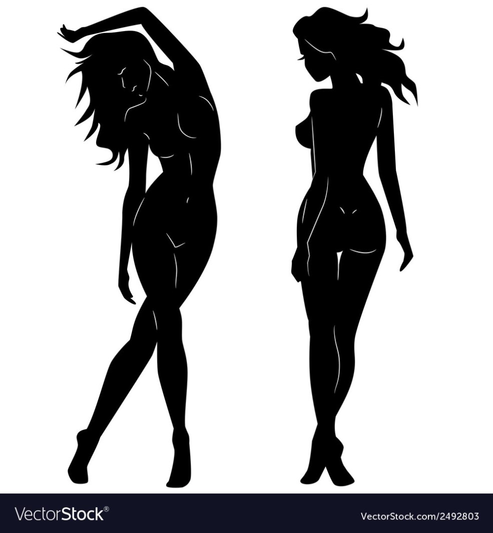 La silhouette d'un ange et d'un démon