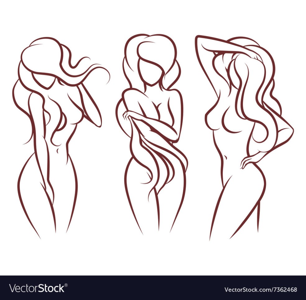 La figure dessinée de la fille