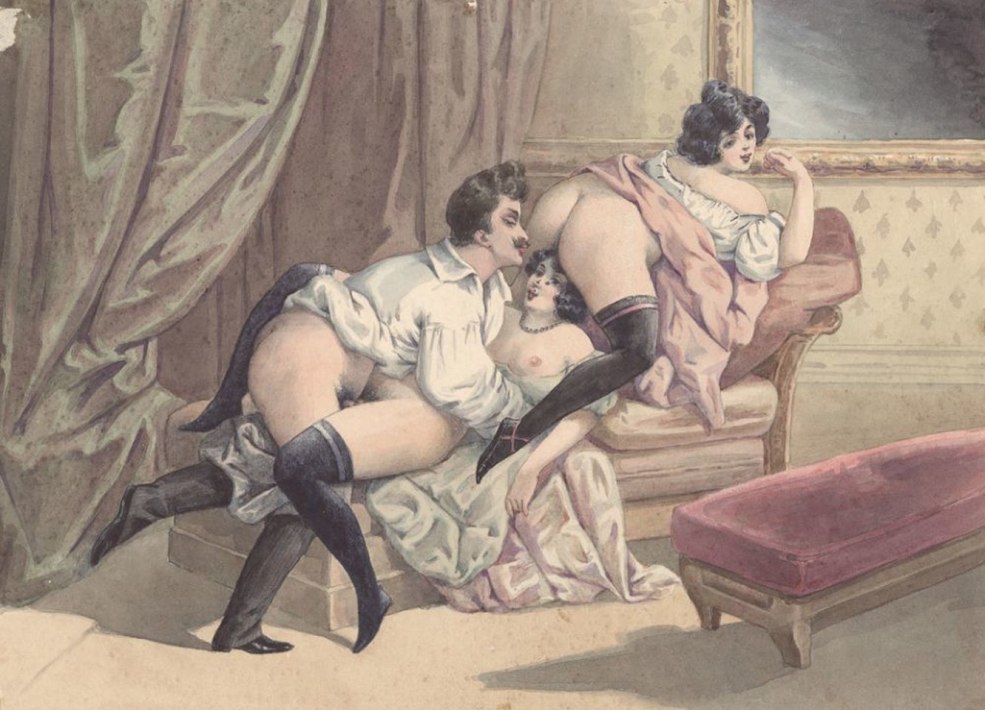 Peinture pornographique du 19e siècle