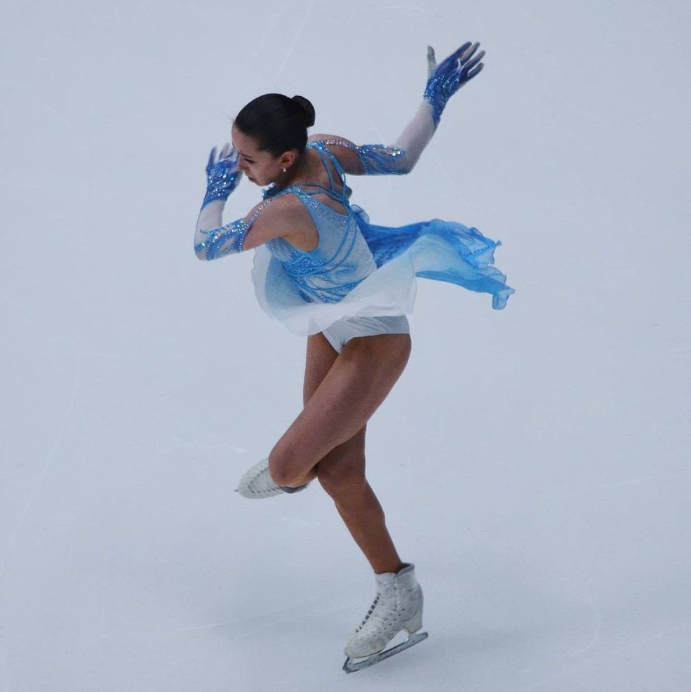 Camila Valeva Blue Suit