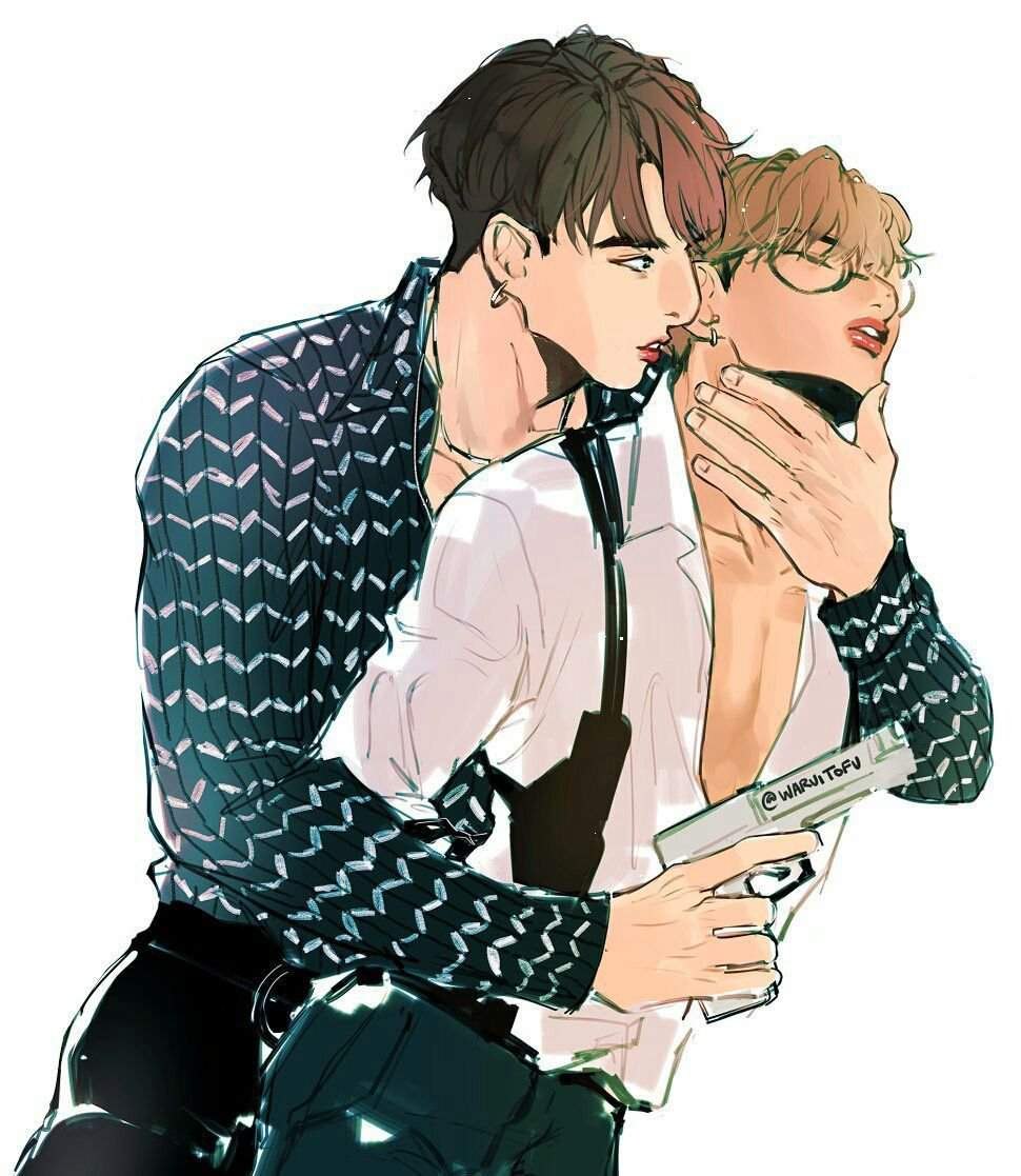 Bts vkook art 18 +