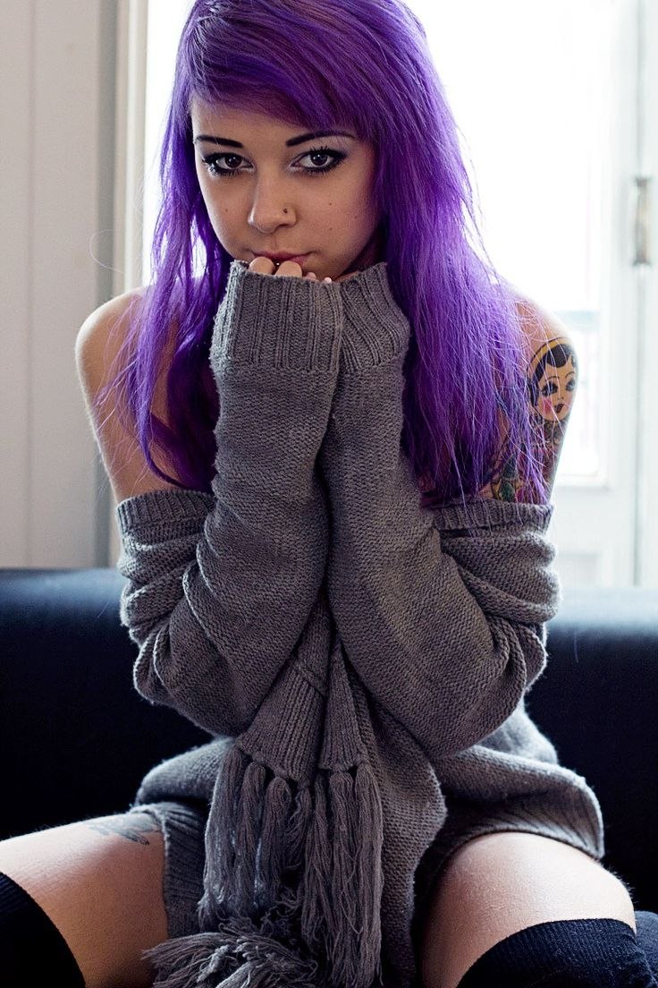 Lizbiyanka aux cheveux teints