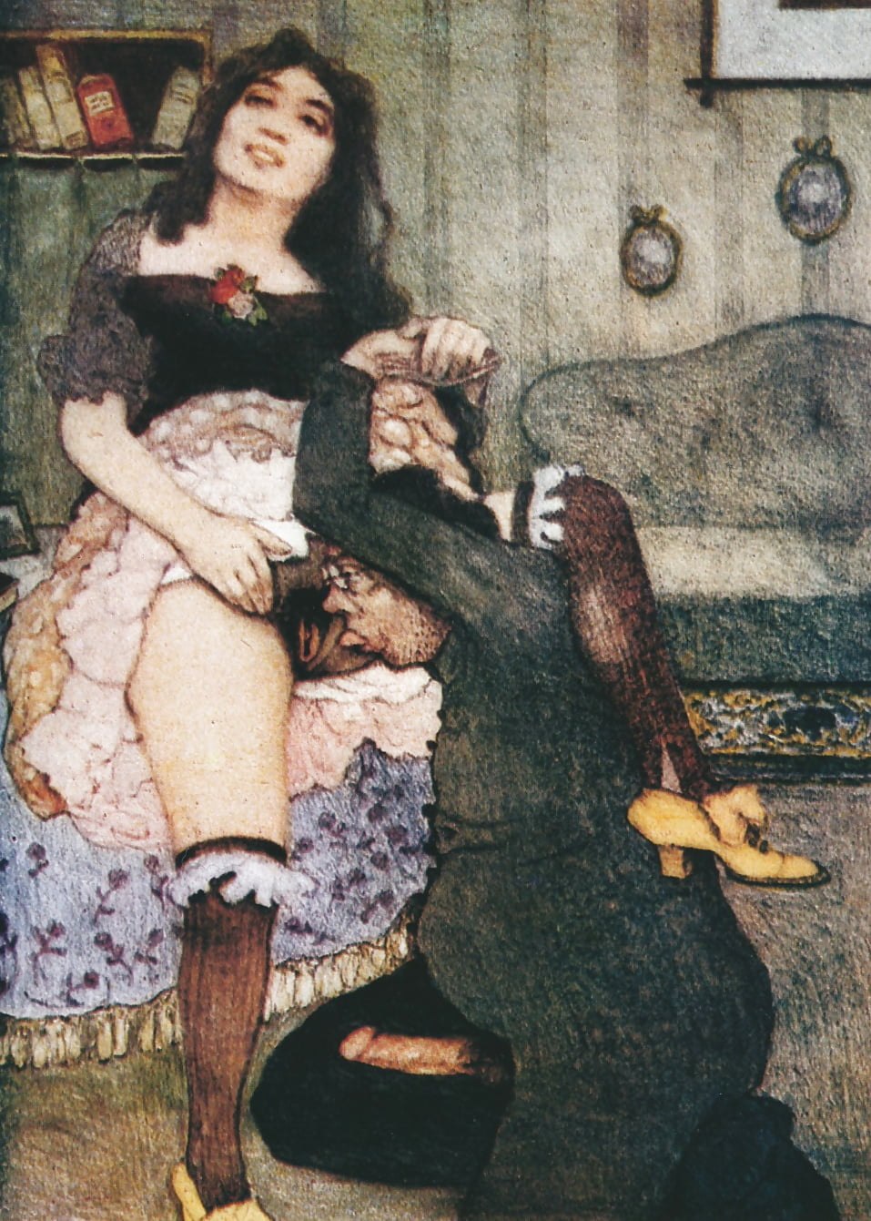 Eduard Henri Avril Masturbation