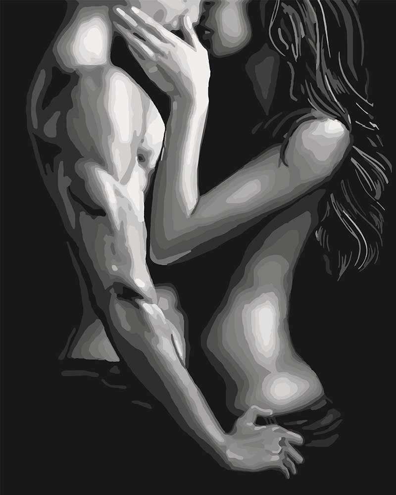 La silhouette de la fille