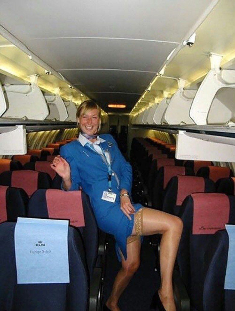 Stewardess Elena Kazakovtseva