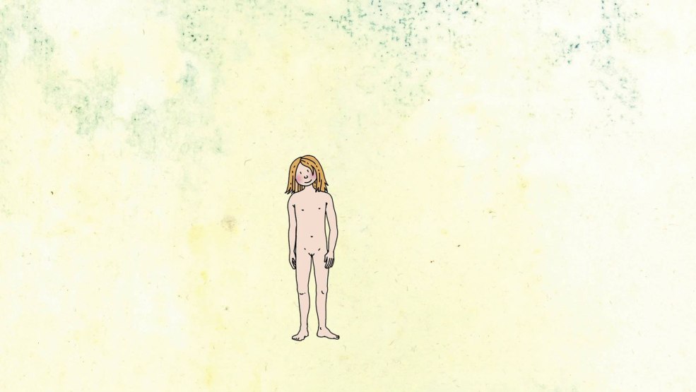 Lesbien et l'homme porno