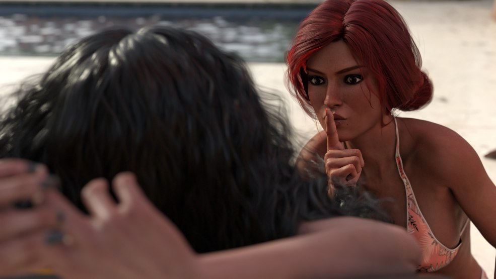 AU paire des scènes d'innocence