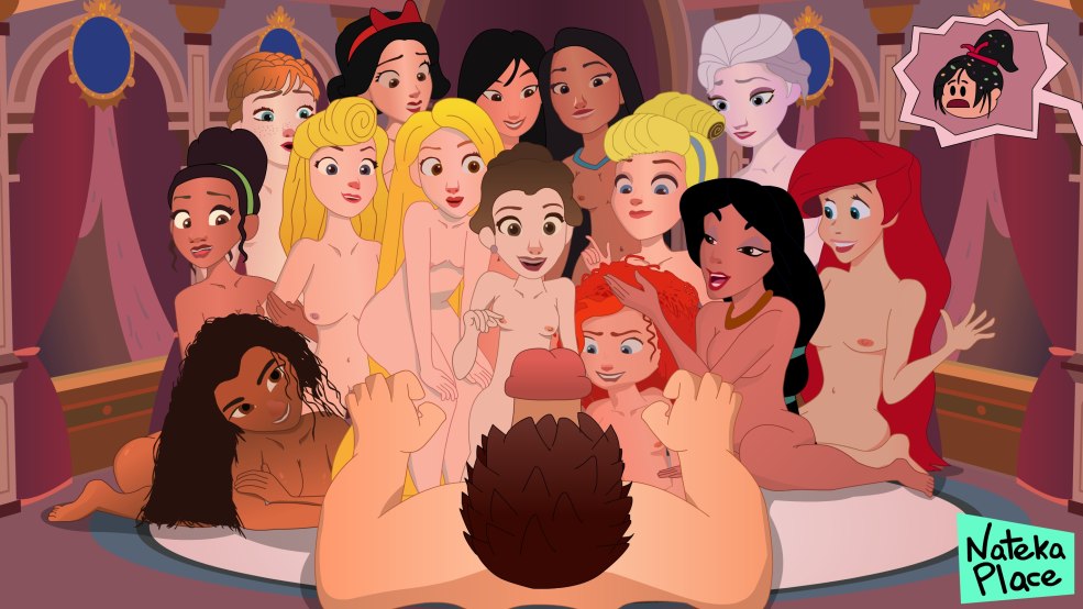 Rapunzel et Kassandra hentai comics